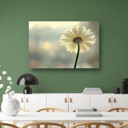 Sereen Bloemportret in Zacht Licht canvas