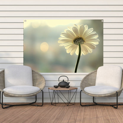 Sereen Bloemportret in Zacht Licht tuinposter