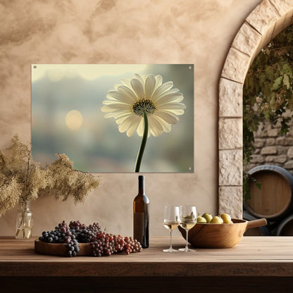 Sereen Bloemportret in Zacht Licht tuinposter