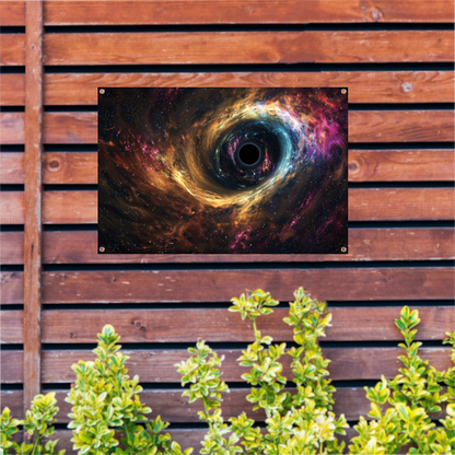 Zwart Gat in Sterrenstelsel tuinposter