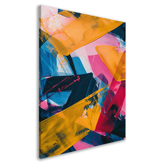Abstract  met Levendige Kleuren canvas