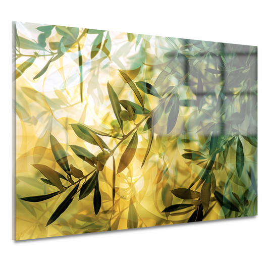 Bloeiende lentetak acrylglas