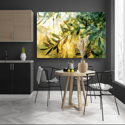 Bloeiende lentetak acrylglas
