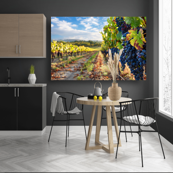 Klassieke druiventrossen acrylglas