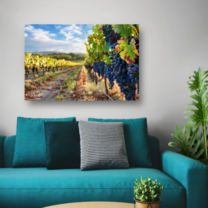 Klassieke druiventrossen canvas