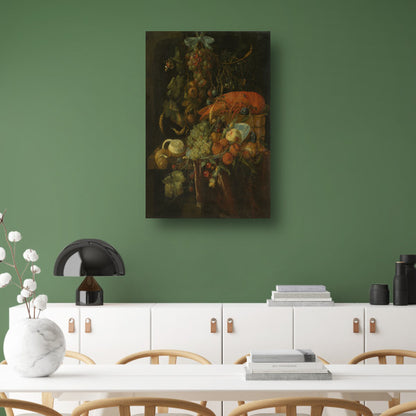 Stilleven met fruit en kreeft - Jan Davidsz. de Heem poster