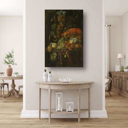 Stilleven met fruit en kreeft - Jan Davidsz. de Heem poster