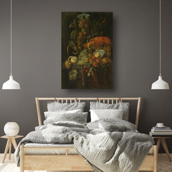 Stilleven met fruit en kreeft - Jan Davidsz. de Heem poster