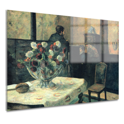 Schilderij van een interieur in de rue Carcel, Parijs - Paul Gauguin acrylglas