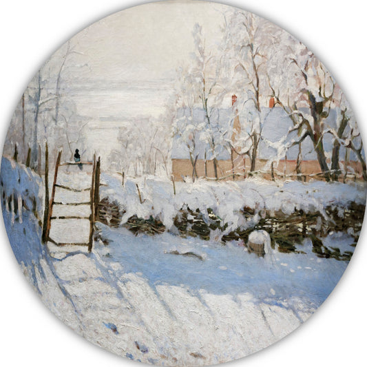 De Ekster - Claude Monet aluminium muurcirkel