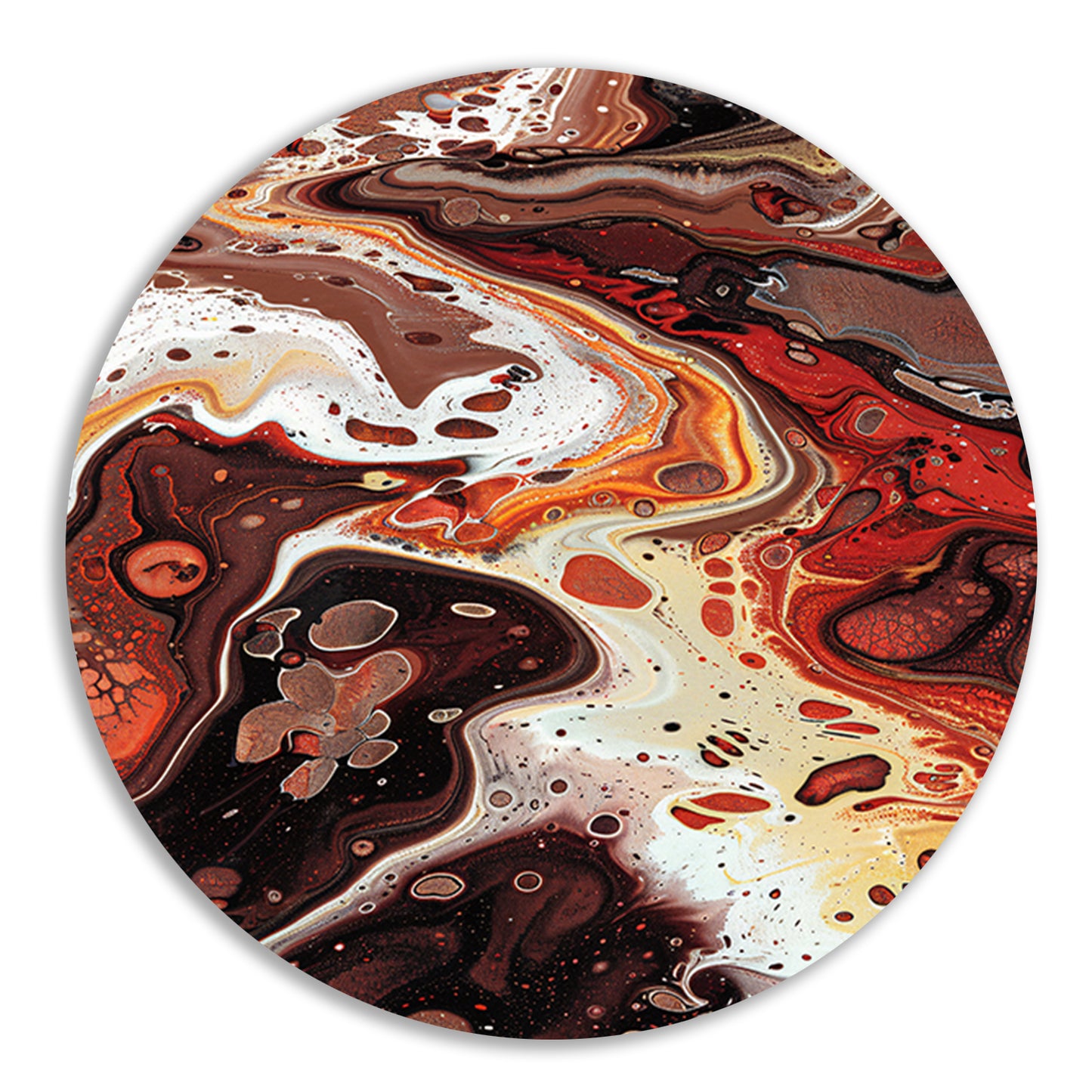 Dynamische abstracte kleurenexplosie forex muurcirkel