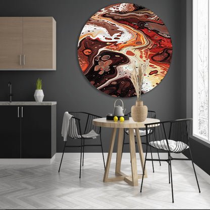 Dynamische abstracte kleurenexplosie forex muurcirkel