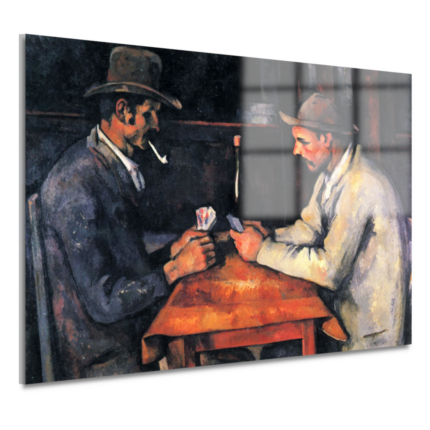 The Card Players - Paul Cézanne acrylglas