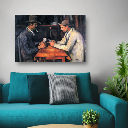 The Card Players - Paul Cézanne poster