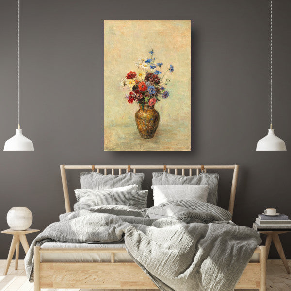 Bloemen in een vaas - Odilon Redon poster