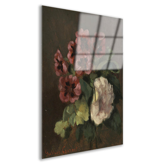 Bouquet of Flowers - Gustave Courbet Acrylglas