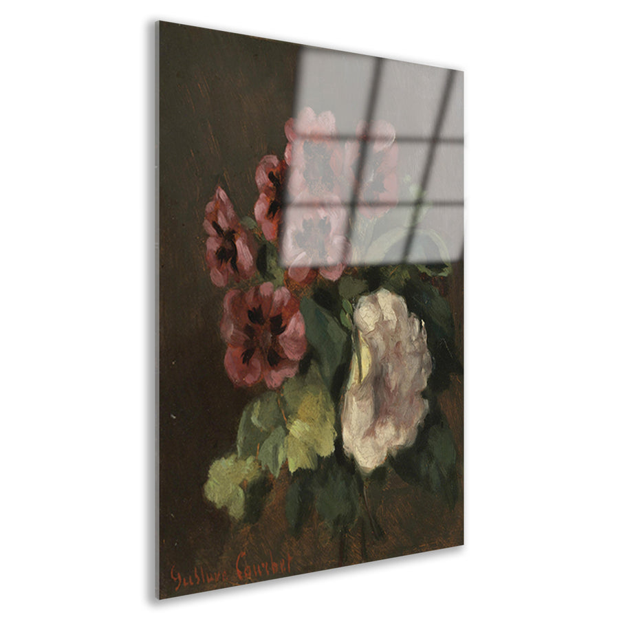 Bouquet of Flowers - Gustave Courbet Acrylglas