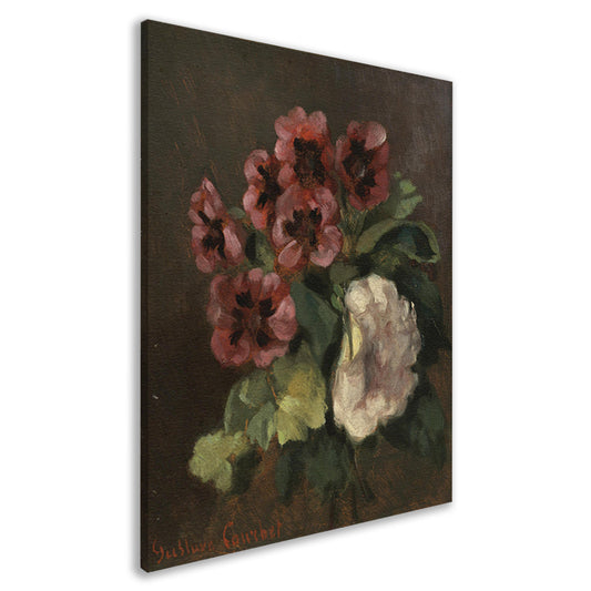 Bouquet of Flowers - Gustave Courbet canvas