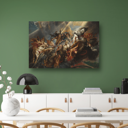 De Val van Phaeton - Peter Paul Rubens acrylglas