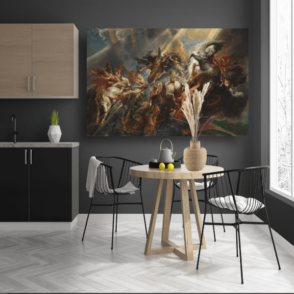 De Val van Phaeton - Peter Paul Rubens acrylglas