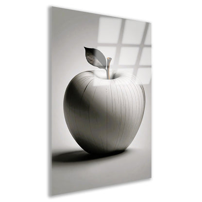 Gestileerde Appel met Golvende Lijnen acrylglas