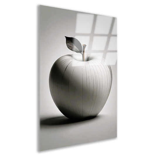 Gestileerde Appel met Golvende Lijnen acrylglas