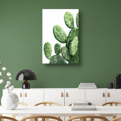 Digitale Kunst: Groene Cactus poster