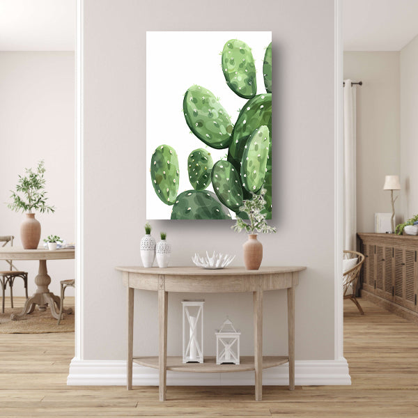 Digitale Kunst: Groene Cactus poster