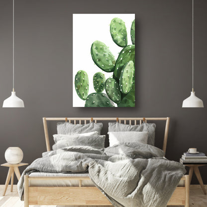 Digitale Kunst: Groene Cactus acrylglas