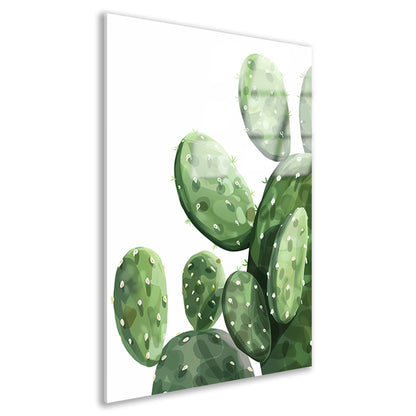 Digitale Kunst: Groene Cactus acrylglas