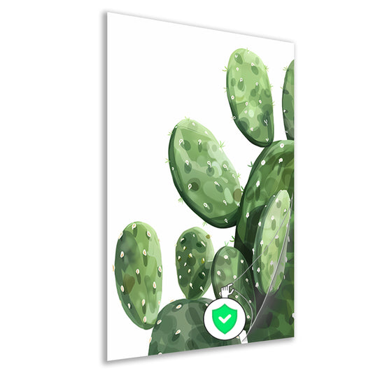 Digitale Kunst: Groene Cactus poster