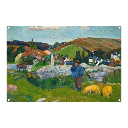 De varkenshoeder - Paul Gauguin tuinposter