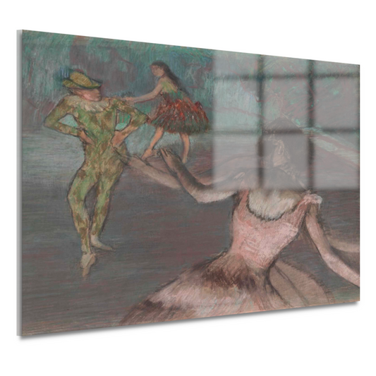 Harlekijn en dansers - Edgar Degas acrylglas