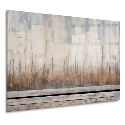 Wolkenkrabber in lijnenspel acrylglas