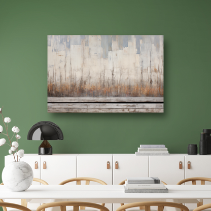 Wolkenkrabber in lijnenspel acrylglas