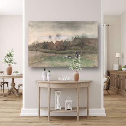Bleekveldje - Anton Mauve acrylglas