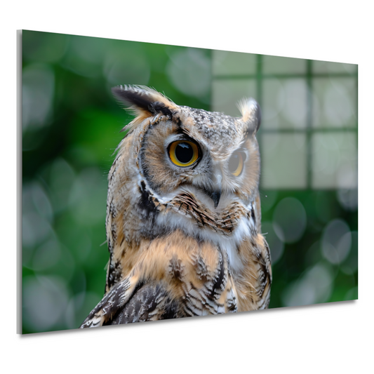 De Majestueuze Blik van een Uil acrylglas