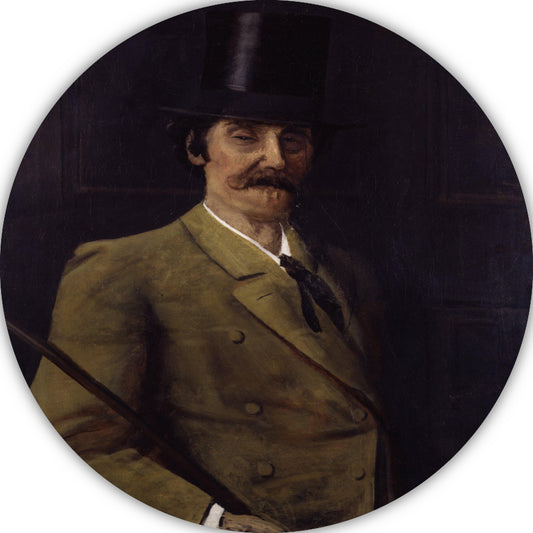 James Abbott McNeill Whistler - Walter Greaves aluminium muurcirkel