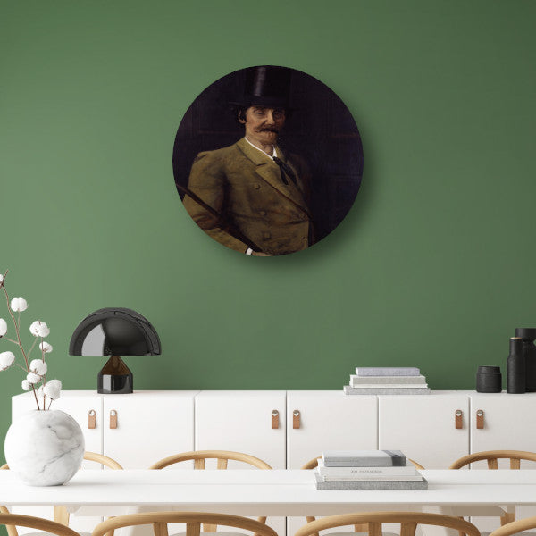 James Abbott McNeill Whistler - Walter Greaves aluminium muurcirkel