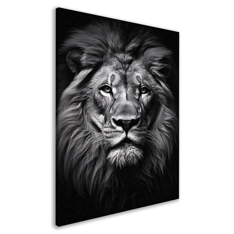 Portret van een statige leeuw canvas