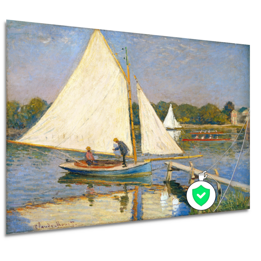 Kanovaarders in de buurt van Argenteuil - Claude Monet poster