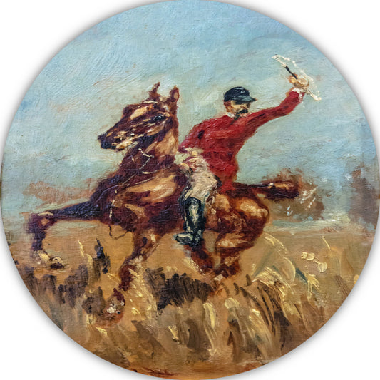 De bootsman - Henri de Toulouse-Lautrec aluminium muurcirkel