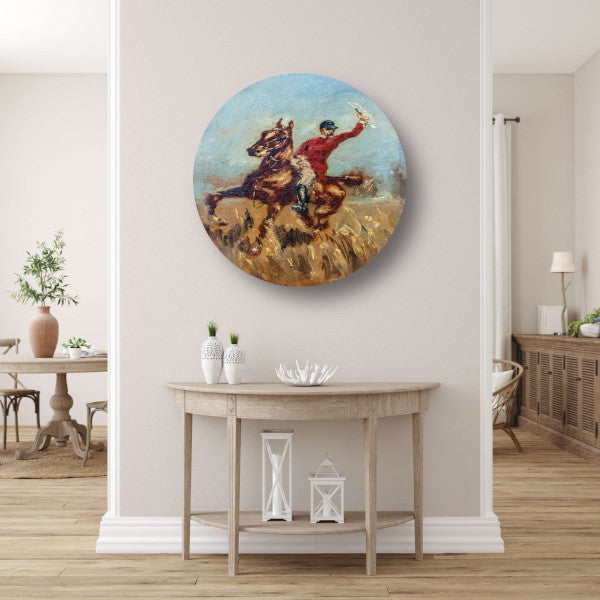 De bootsman - Henri de Toulouse-Lautrec forex muurcirkel