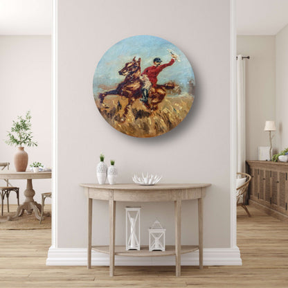 De bootsman - Henri de Toulouse-Lautrec forex muurcirkel