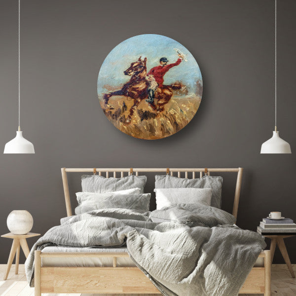 De bootsman - Henri de Toulouse-Lautrec forex muurcirkel