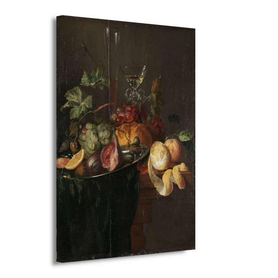 Fruit en Wijn - Jan Davidsz. de Heem canvas