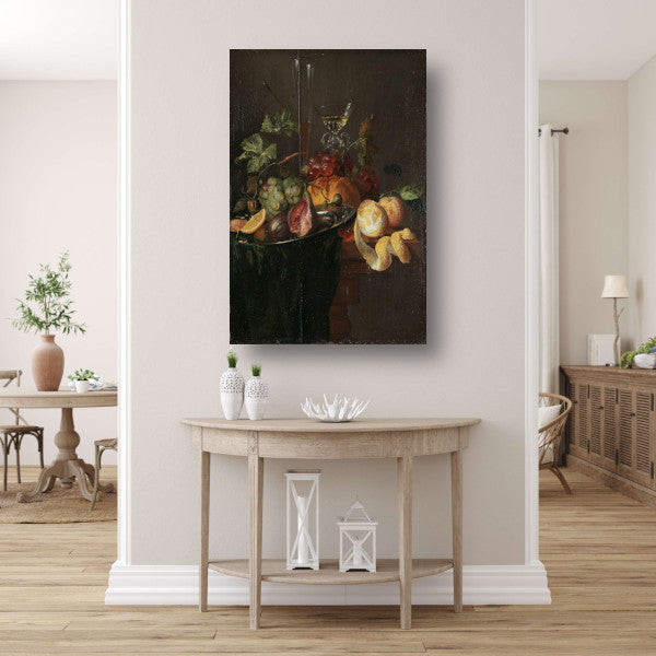 Fruit en Wijn - Jan Davidsz. de Heem poster