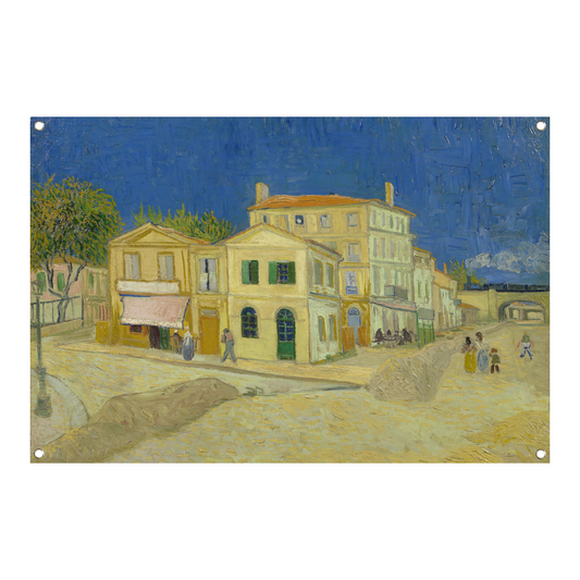 Het Gele Huis (The Yellow House) - Vincent van Gogh tuinposter