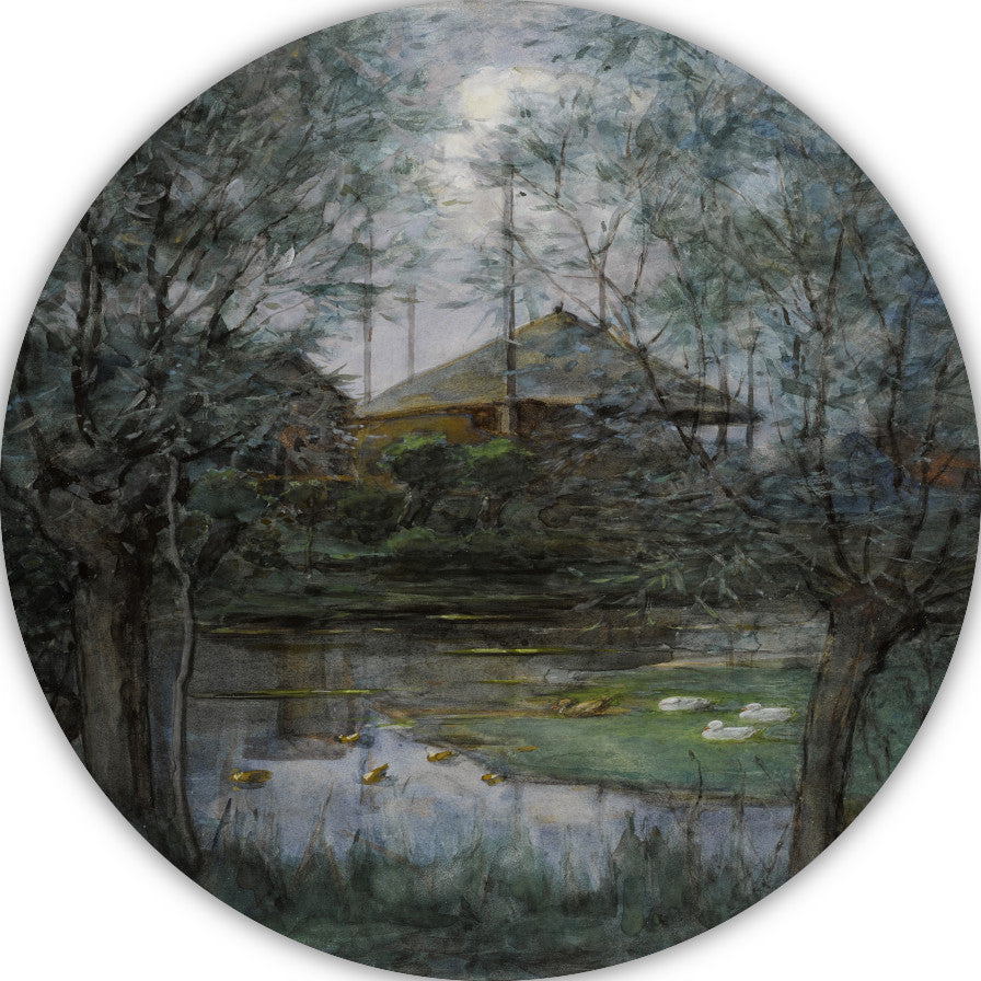 Hooiberg - Piet Mondriaan aluminium muurcirkel