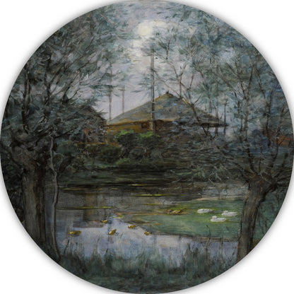 Hooiberg - Piet Mondriaan aluminium muurcirkel